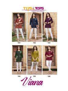 Tips & tops viana short top brand kurti in wholesale